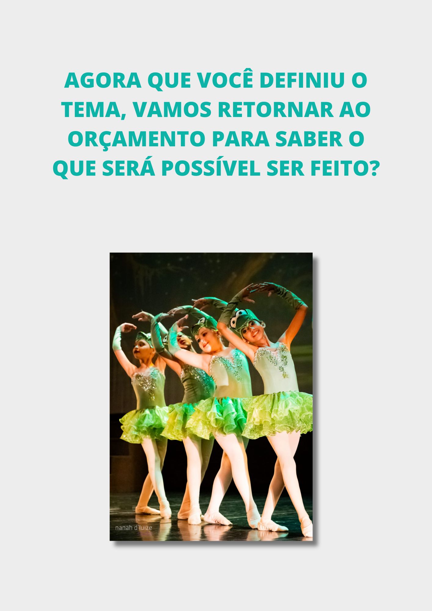 Espetáculo de sucesso O planejamento perfeito (3)